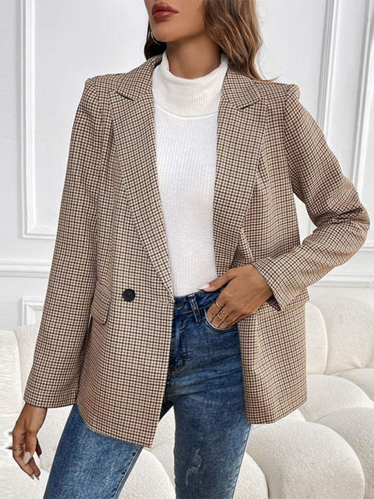 Veste blazer à motif